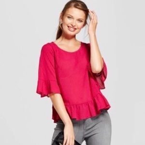 A New Day Fuchsia Blouse